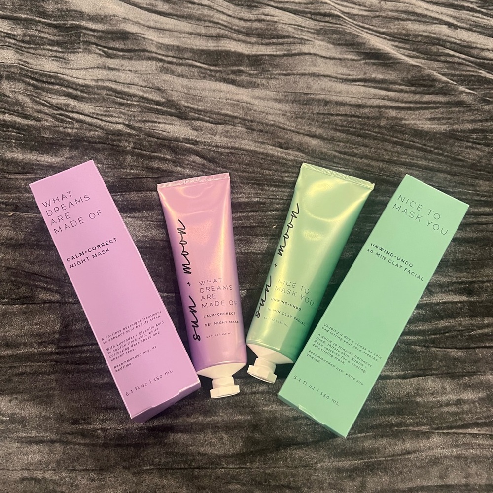 2 pack Sun & Moon Skincare Mask